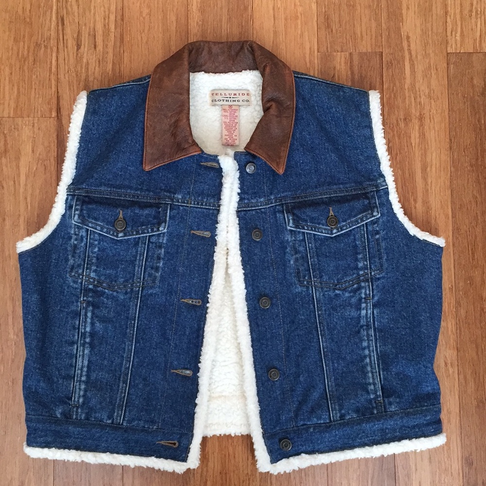 Women’s Telluride Clothing Co. Jean Vest - Size M